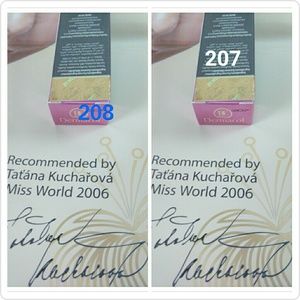 Dermacol 207 4 pack and 208 2 pack Authentic